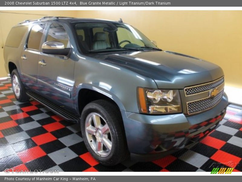 Blue Granite Metallic / Light Titanium/Dark Titanium 2008 Chevrolet Suburban 1500 LTZ 4x4