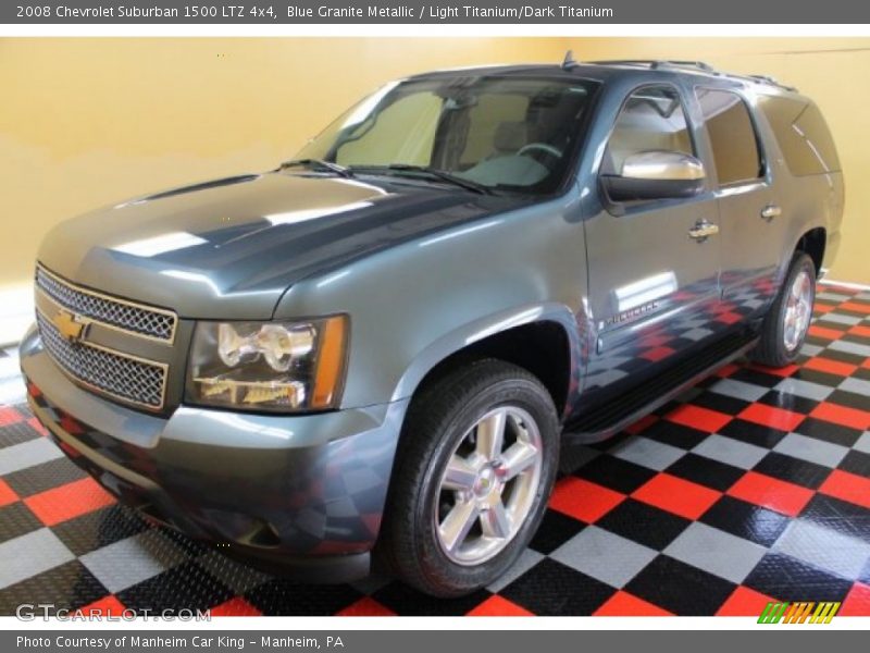 Blue Granite Metallic / Light Titanium/Dark Titanium 2008 Chevrolet Suburban 1500 LTZ 4x4