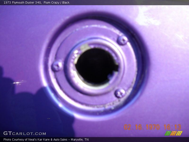 Plum Crazy / Black 1973 Plymouth Duster 340