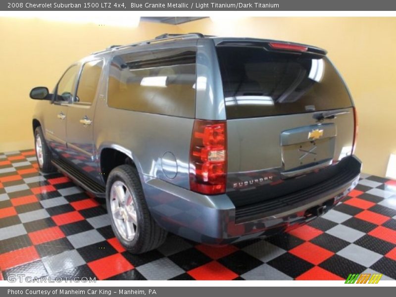 Blue Granite Metallic / Light Titanium/Dark Titanium 2008 Chevrolet Suburban 1500 LTZ 4x4