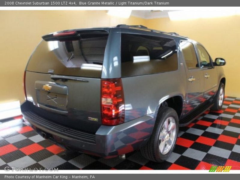 Blue Granite Metallic / Light Titanium/Dark Titanium 2008 Chevrolet Suburban 1500 LTZ 4x4