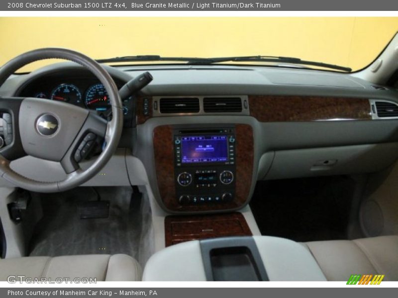 Blue Granite Metallic / Light Titanium/Dark Titanium 2008 Chevrolet Suburban 1500 LTZ 4x4