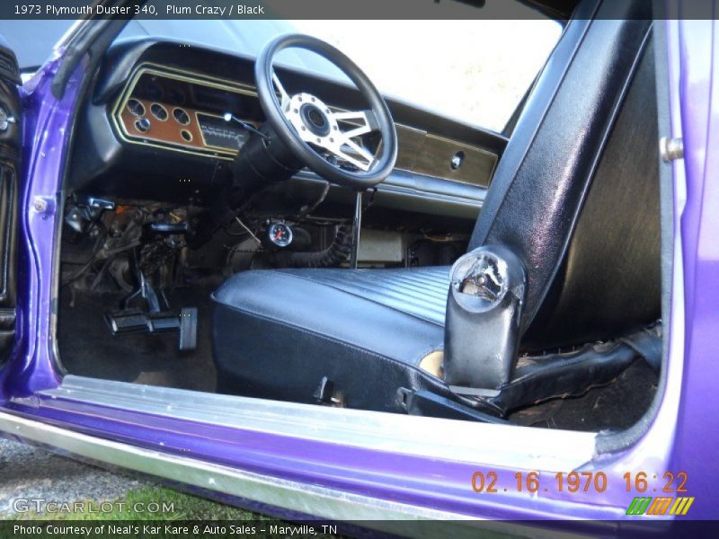  1973 Duster 340 Black Interior
