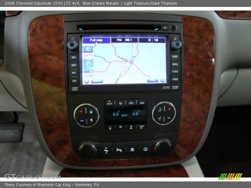 Blue Granite Metallic / Light Titanium/Dark Titanium 2008 Chevrolet Suburban 1500 LTZ 4x4