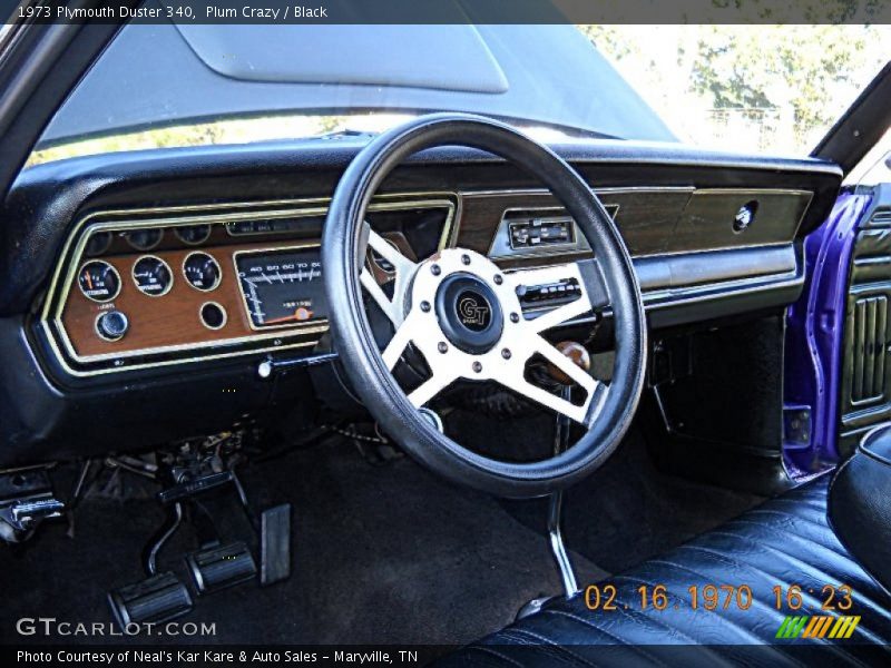  1973 Duster 340 Black Interior