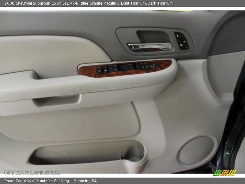 Blue Granite Metallic / Light Titanium/Dark Titanium 2008 Chevrolet Suburban 1500 LTZ 4x4