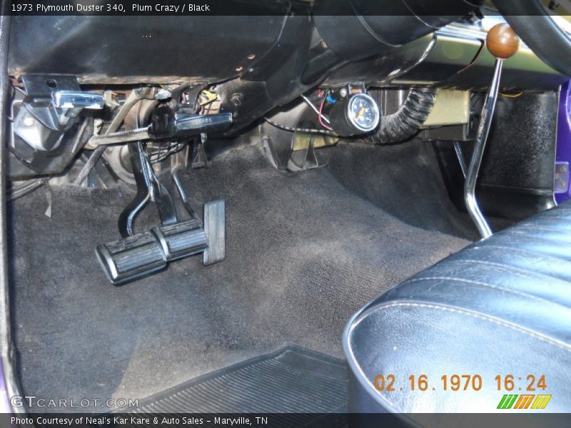  1973 Duster 340 Black Interior