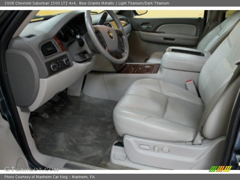 Blue Granite Metallic / Light Titanium/Dark Titanium 2008 Chevrolet Suburban 1500 LTZ 4x4