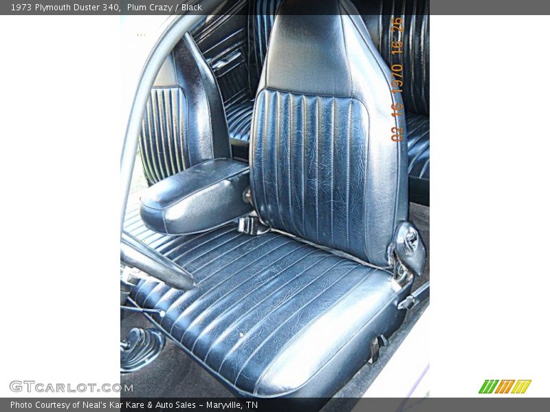 Plum Crazy / Black 1973 Plymouth Duster 340