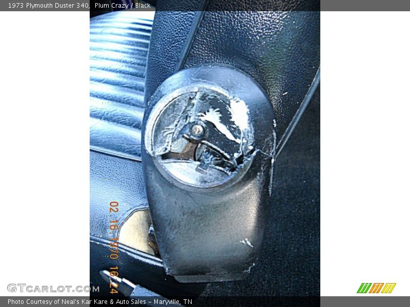 Plum Crazy / Black 1973 Plymouth Duster 340