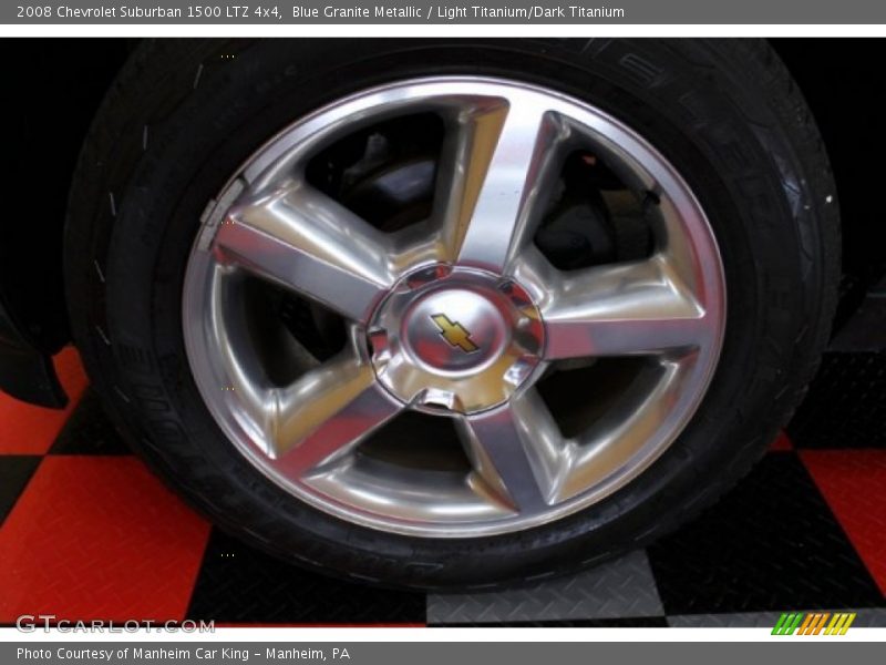 Blue Granite Metallic / Light Titanium/Dark Titanium 2008 Chevrolet Suburban 1500 LTZ 4x4
