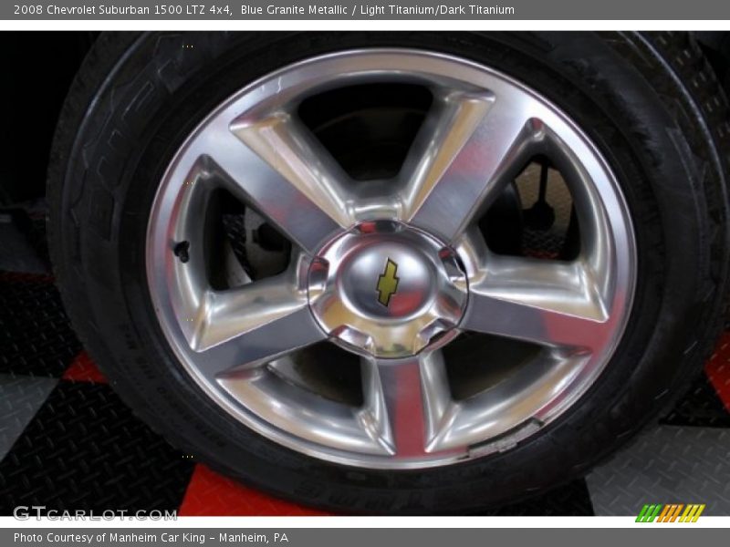 Blue Granite Metallic / Light Titanium/Dark Titanium 2008 Chevrolet Suburban 1500 LTZ 4x4