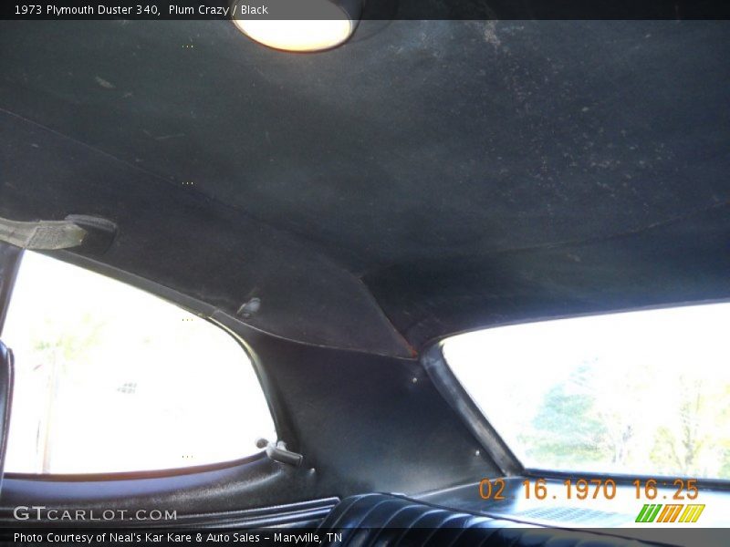 Plum Crazy / Black 1973 Plymouth Duster 340