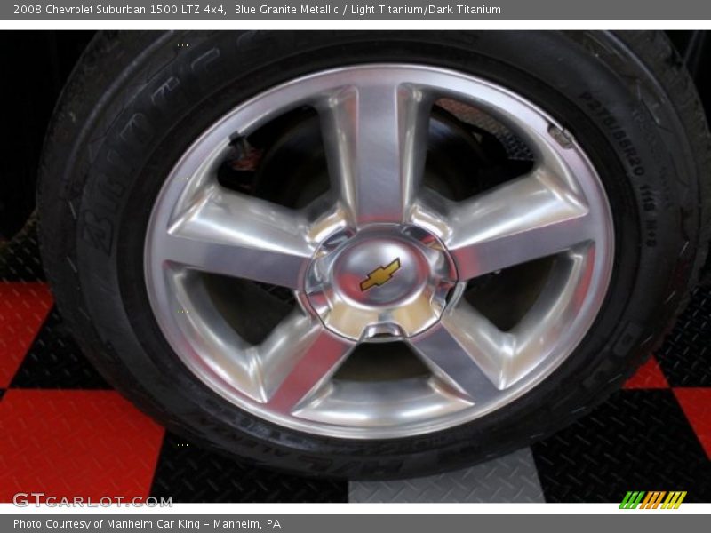 Blue Granite Metallic / Light Titanium/Dark Titanium 2008 Chevrolet Suburban 1500 LTZ 4x4