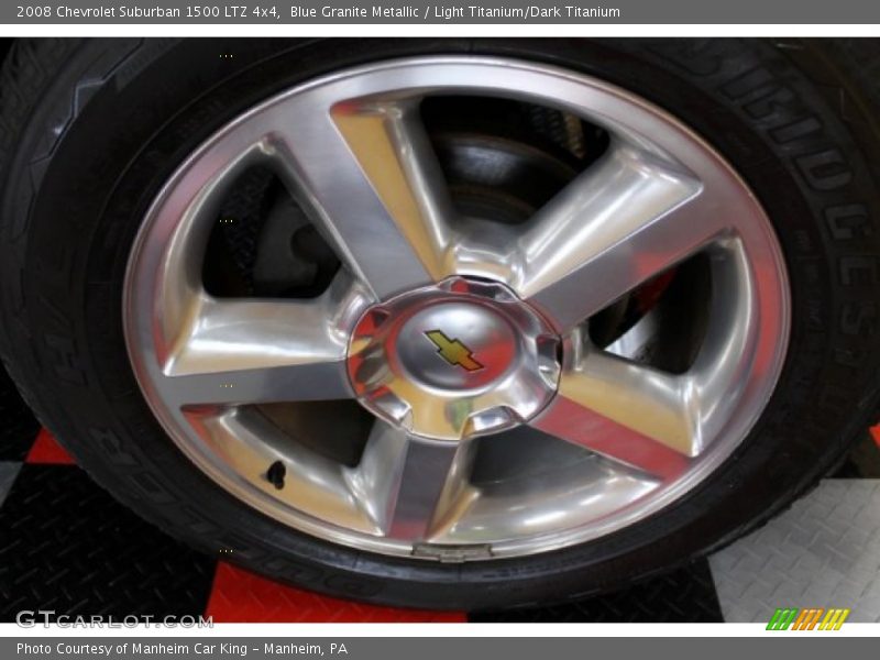 Blue Granite Metallic / Light Titanium/Dark Titanium 2008 Chevrolet Suburban 1500 LTZ 4x4