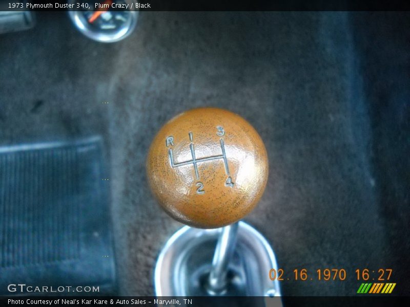  1973 Duster 340 4 Speed Manual Shifter