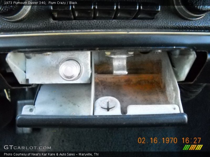 Plum Crazy / Black 1973 Plymouth Duster 340