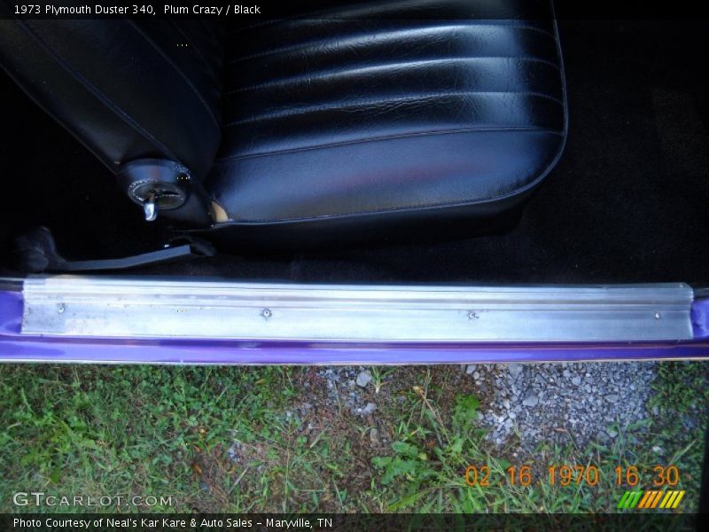 Plum Crazy / Black 1973 Plymouth Duster 340