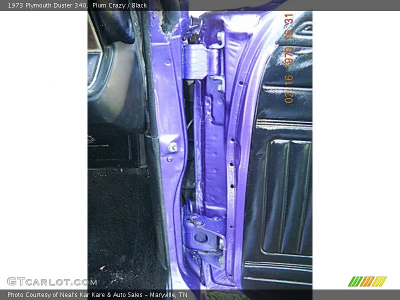 Plum Crazy / Black 1973 Plymouth Duster 340