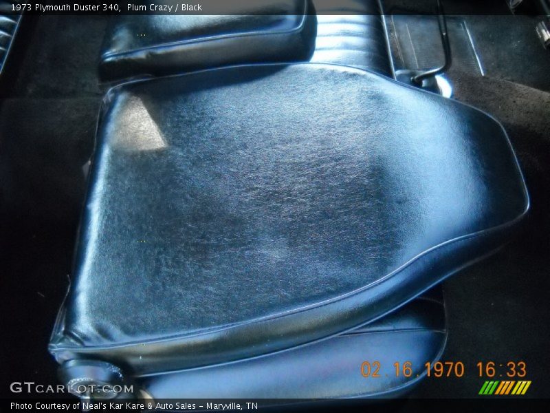 Plum Crazy / Black 1973 Plymouth Duster 340