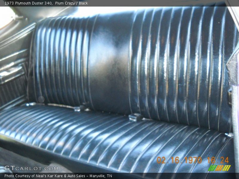 Plum Crazy / Black 1973 Plymouth Duster 340