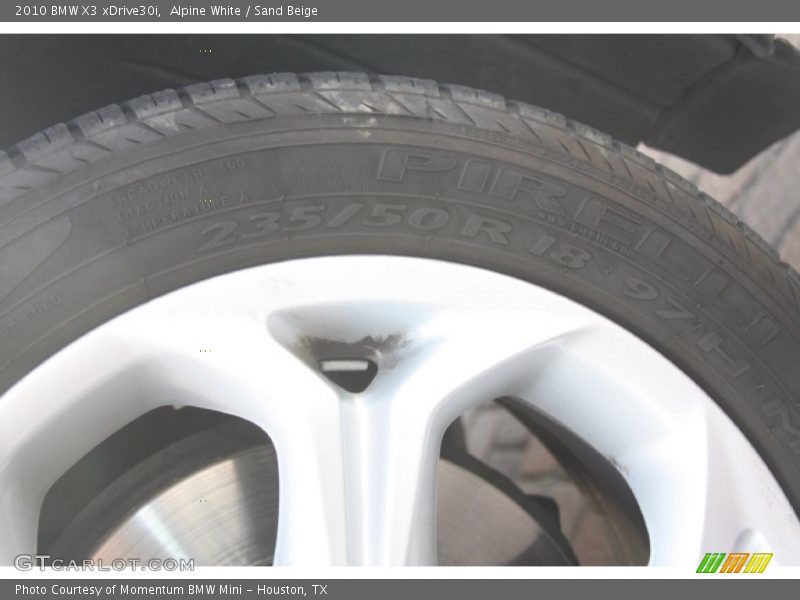 Alpine White / Sand Beige 2010 BMW X3 xDrive30i