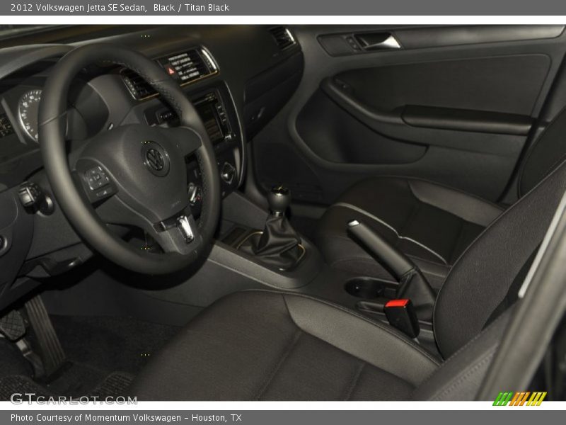  2012 Jetta SE Sedan Titan Black Interior