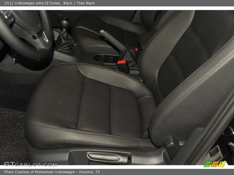 Black / Titan Black 2012 Volkswagen Jetta SE Sedan