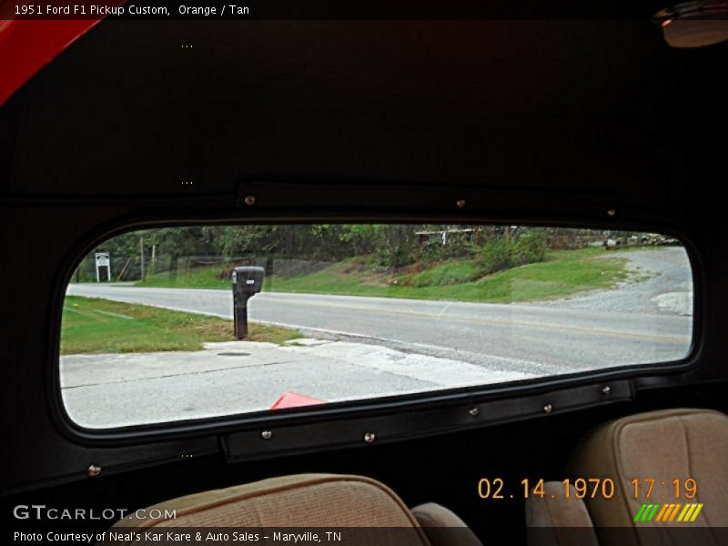 Orange / Tan 1951 Ford F1 Pickup Custom