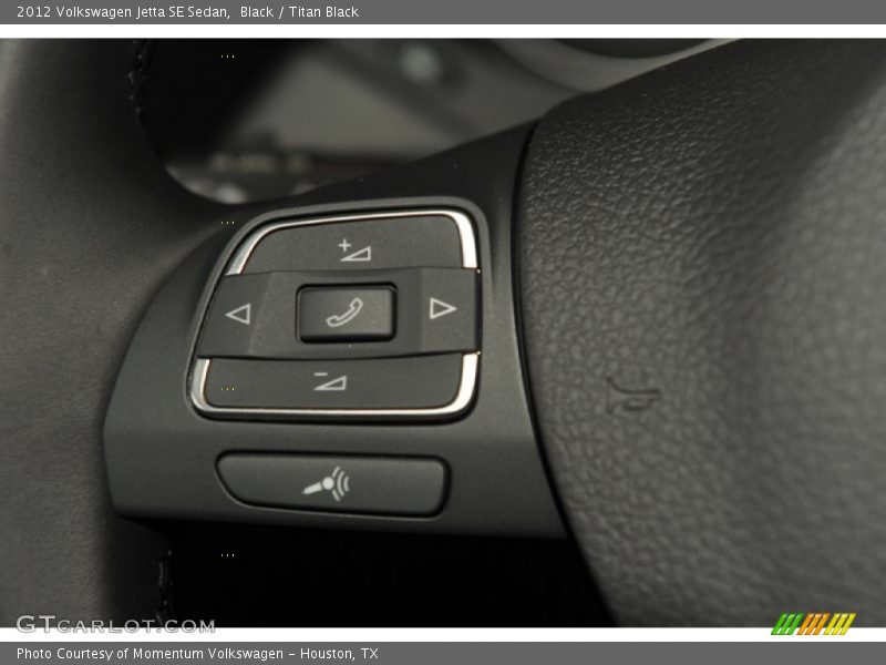 Black / Titan Black 2012 Volkswagen Jetta SE Sedan