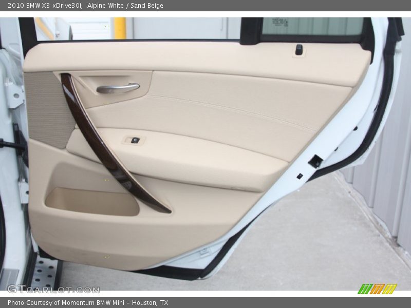 Alpine White / Sand Beige 2010 BMW X3 xDrive30i