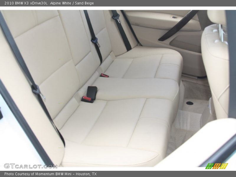 Alpine White / Sand Beige 2010 BMW X3 xDrive30i