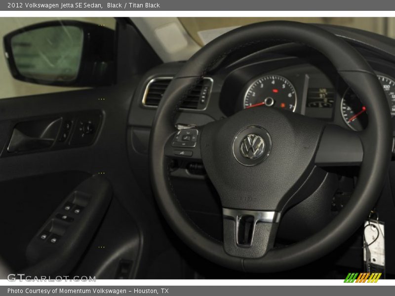 Black / Titan Black 2012 Volkswagen Jetta SE Sedan