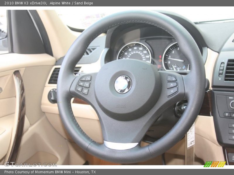 Alpine White / Sand Beige 2010 BMW X3 xDrive30i