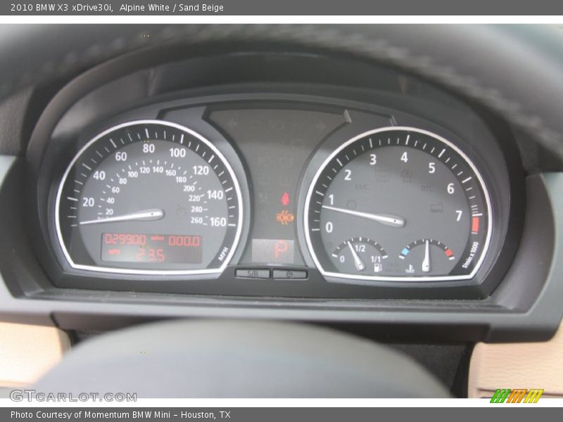 Alpine White / Sand Beige 2010 BMW X3 xDrive30i