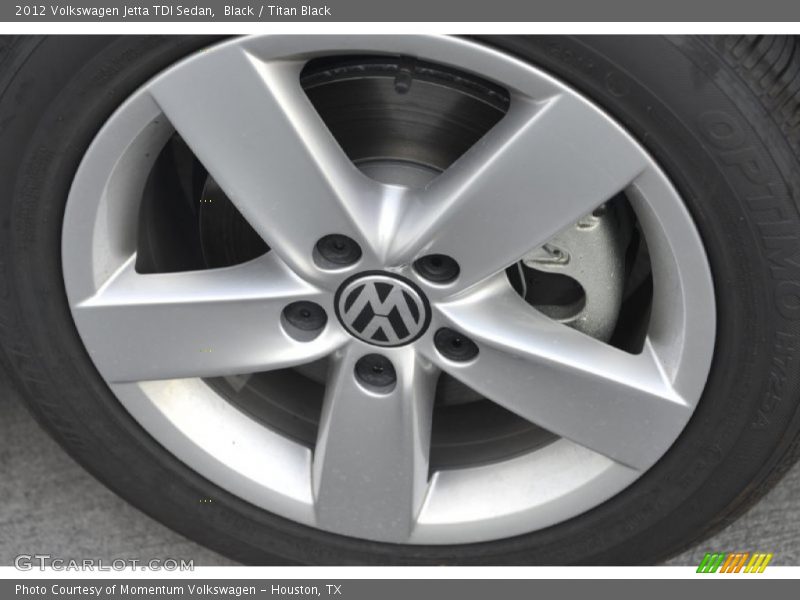 Black / Titan Black 2012 Volkswagen Jetta TDI Sedan