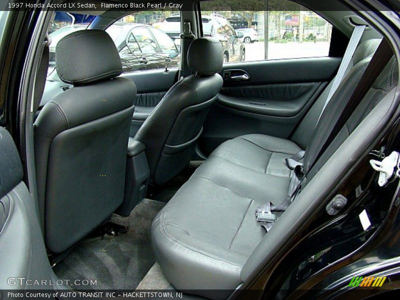 Flamenco Black Pearl / Gray 1997 Honda Accord LX Sedan