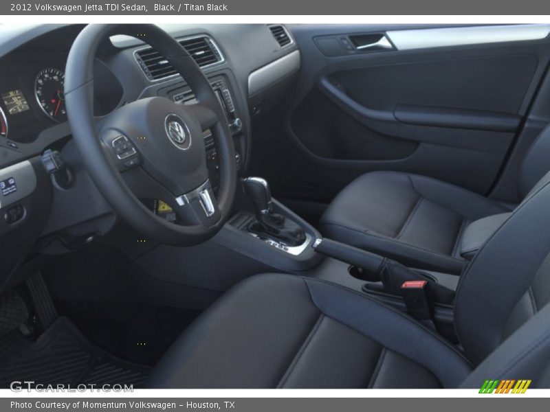 Black / Titan Black 2012 Volkswagen Jetta TDI Sedan