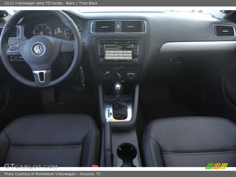 Black / Titan Black 2012 Volkswagen Jetta TDI Sedan