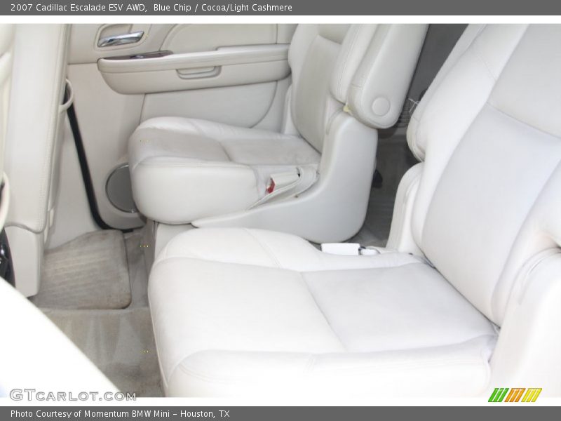 Blue Chip / Cocoa/Light Cashmere 2007 Cadillac Escalade ESV AWD