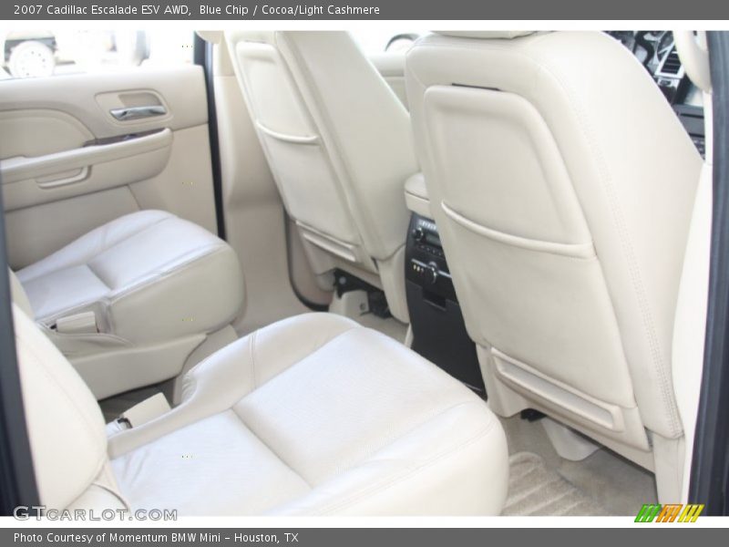 Blue Chip / Cocoa/Light Cashmere 2007 Cadillac Escalade ESV AWD