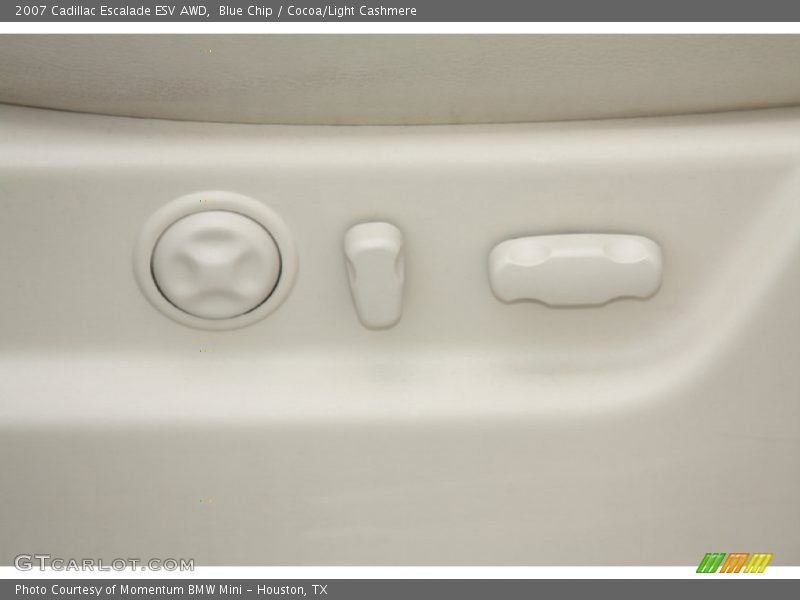 Blue Chip / Cocoa/Light Cashmere 2007 Cadillac Escalade ESV AWD