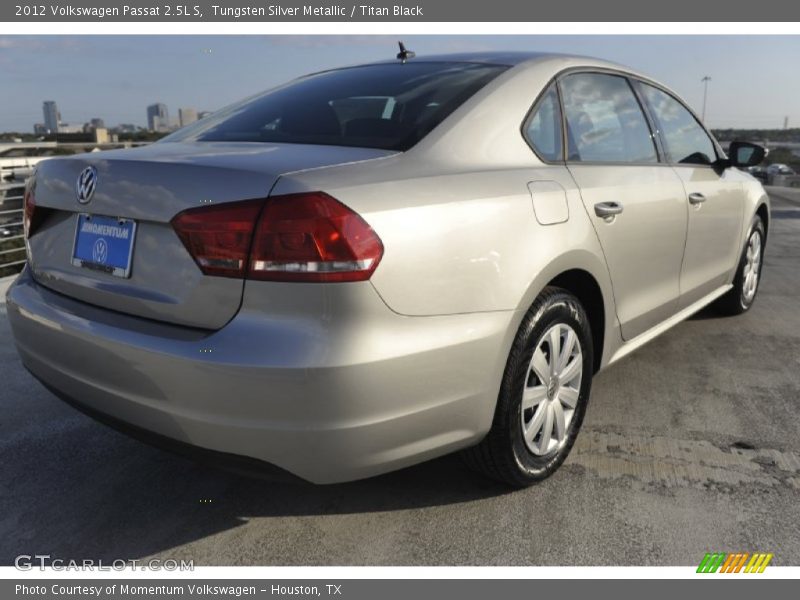 Tungsten Silver Metallic / Titan Black 2012 Volkswagen Passat 2.5L S