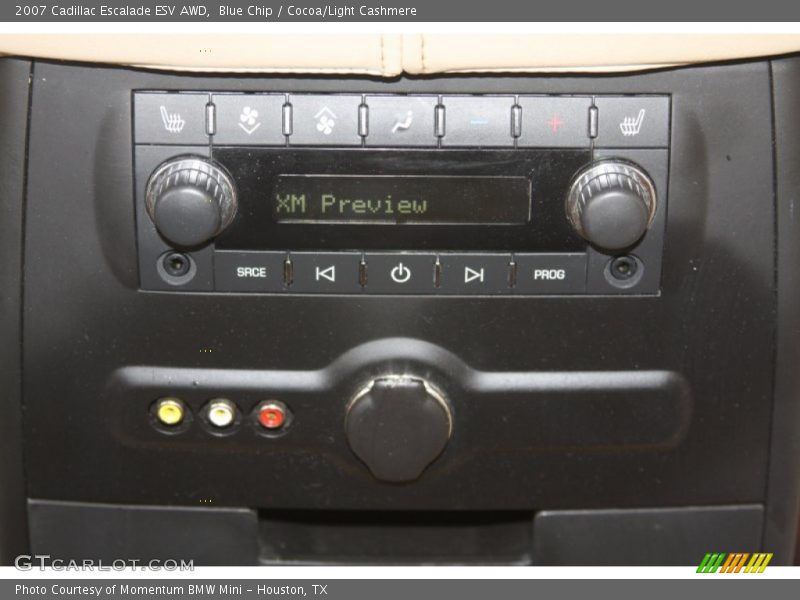 Blue Chip / Cocoa/Light Cashmere 2007 Cadillac Escalade ESV AWD