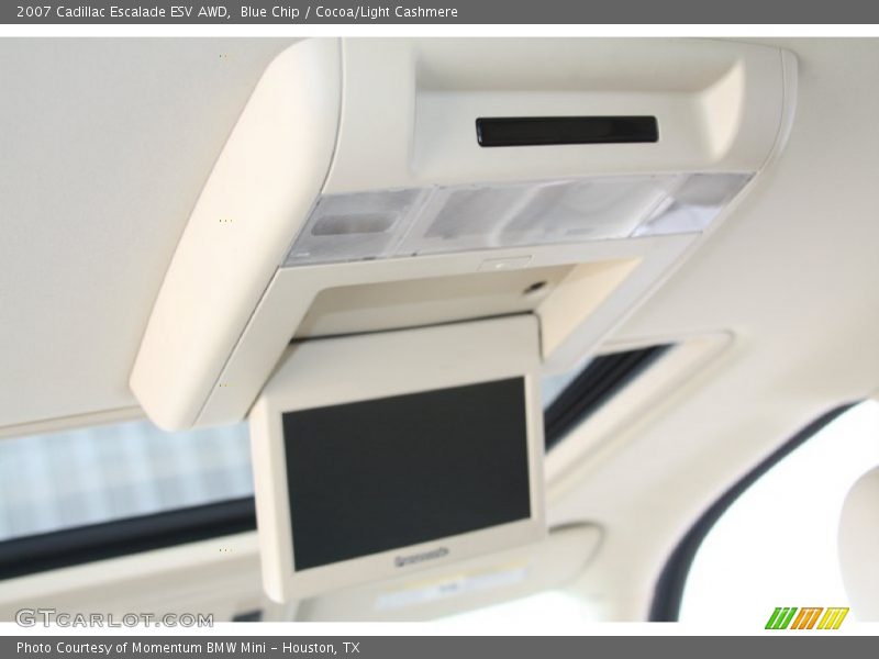 Blue Chip / Cocoa/Light Cashmere 2007 Cadillac Escalade ESV AWD