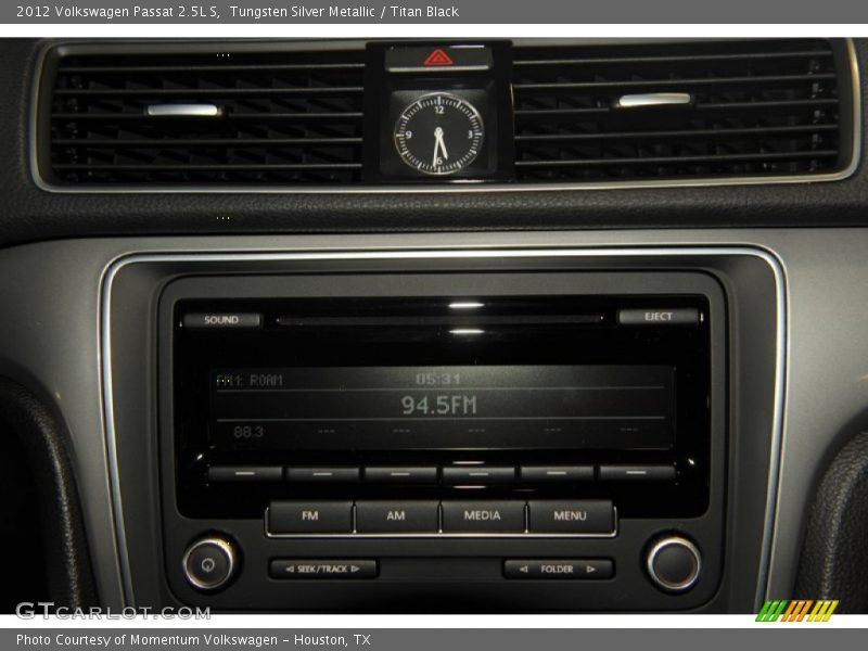 Tungsten Silver Metallic / Titan Black 2012 Volkswagen Passat 2.5L S