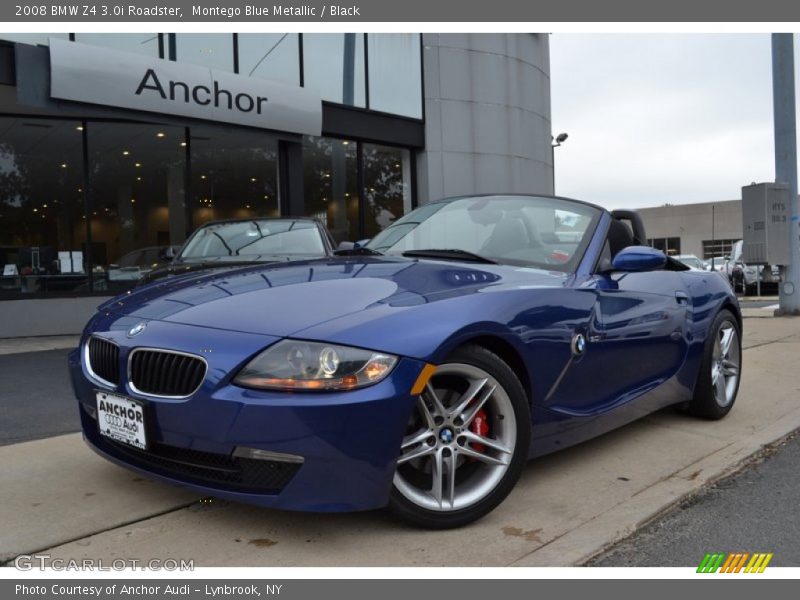 Montego Blue Metallic / Black 2008 BMW Z4 3.0i Roadster