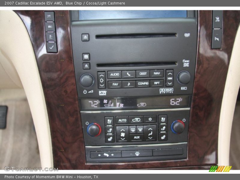 Blue Chip / Cocoa/Light Cashmere 2007 Cadillac Escalade ESV AWD
