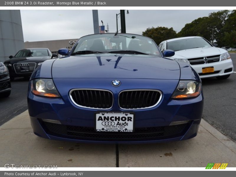 Montego Blue Metallic / Black 2008 BMW Z4 3.0i Roadster