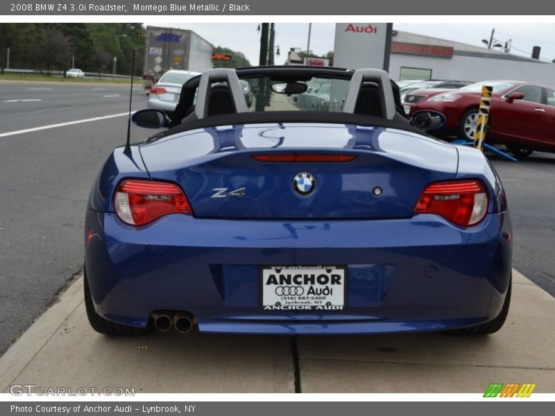 Montego Blue Metallic / Black 2008 BMW Z4 3.0i Roadster